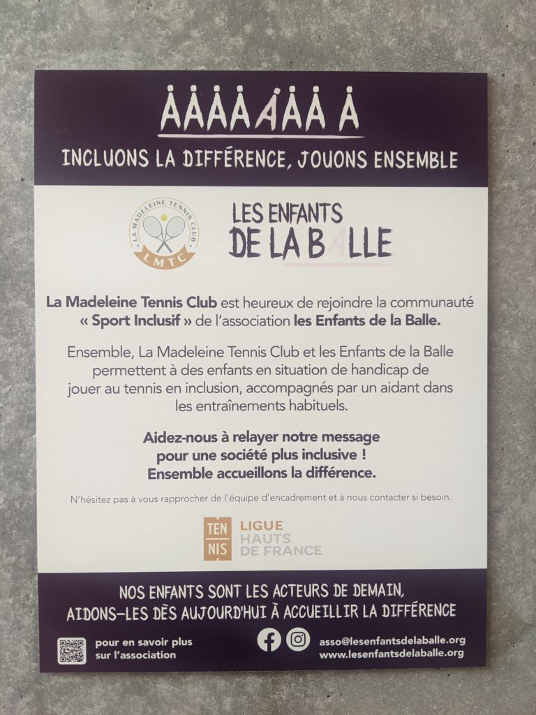 Lmtc La Madeleine Tennis Club - Enseignement